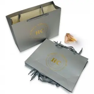 Best Price on Brown Paper Gift Bags - Custom luxury boutique gift paper bags – Eastmoon