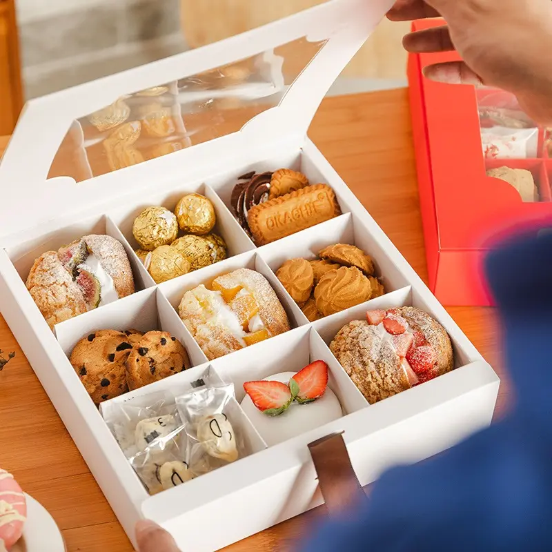 Wedding Cake Box Folding Gift Box Packaging For Desserts