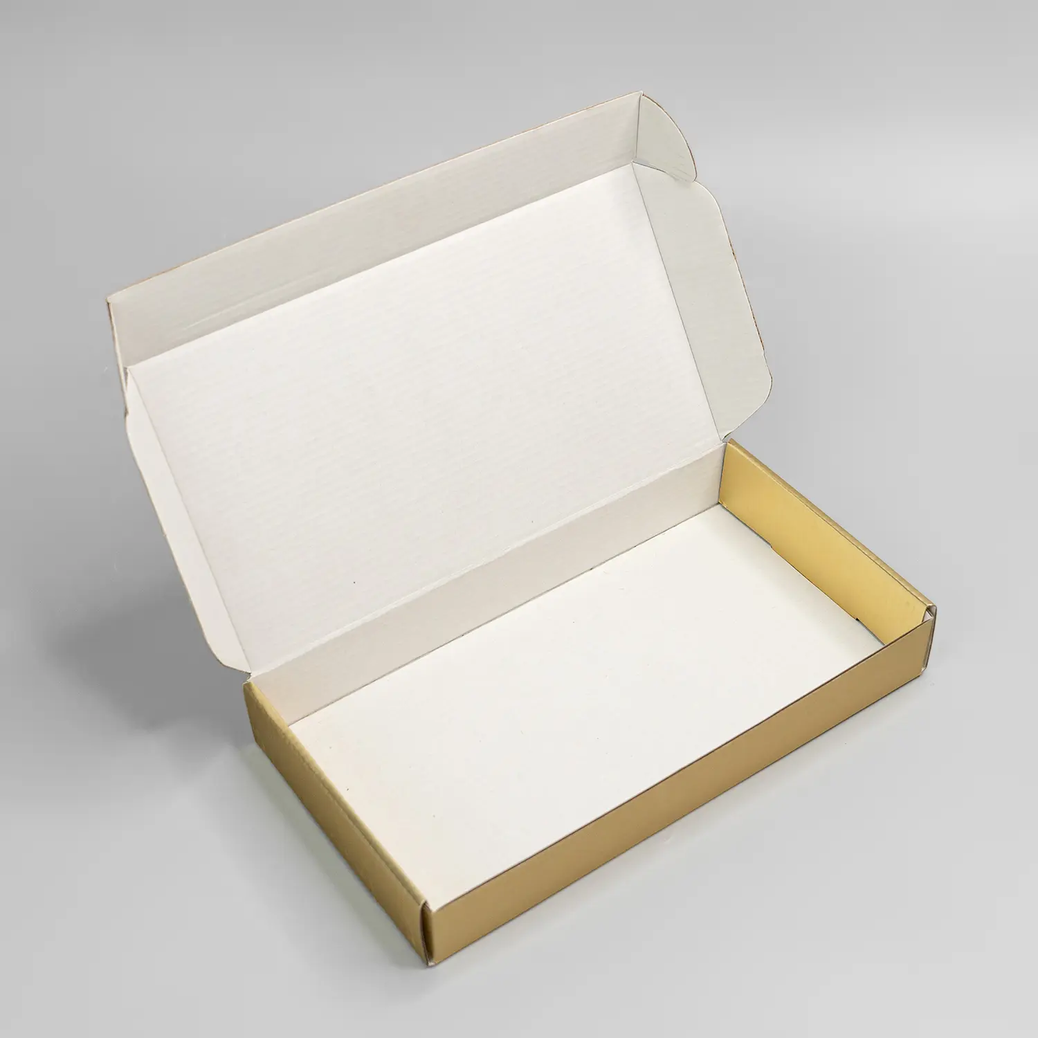 Luxury gold express courier paper box with custom logo
