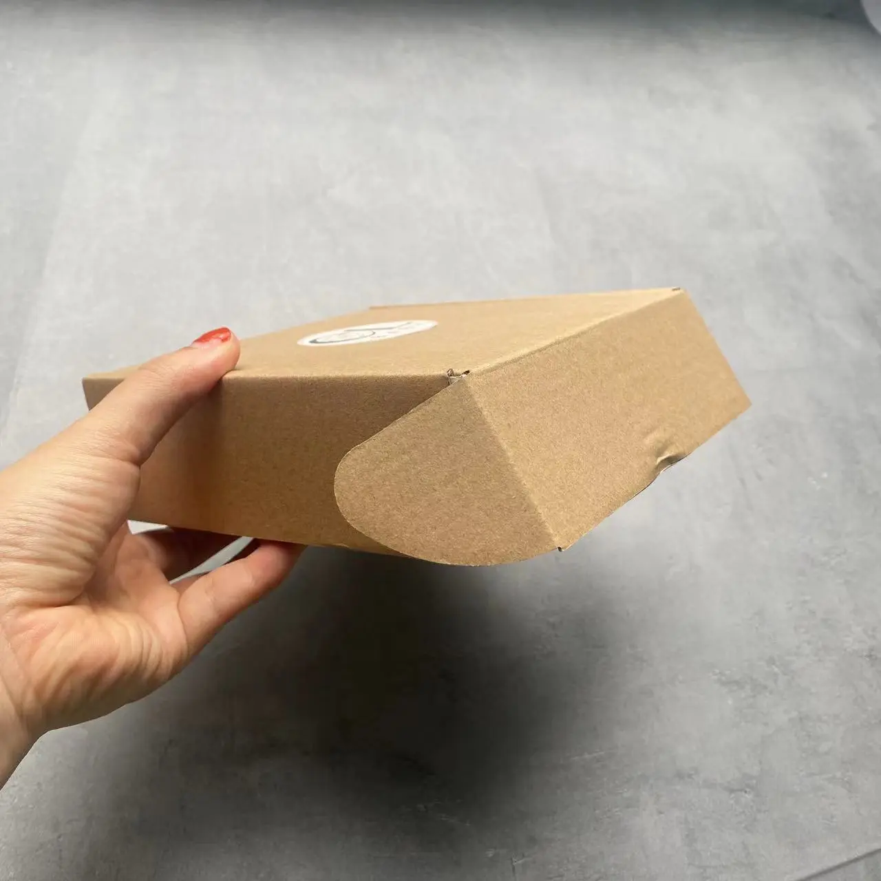 custom kraft brown corrugated paper shipping box