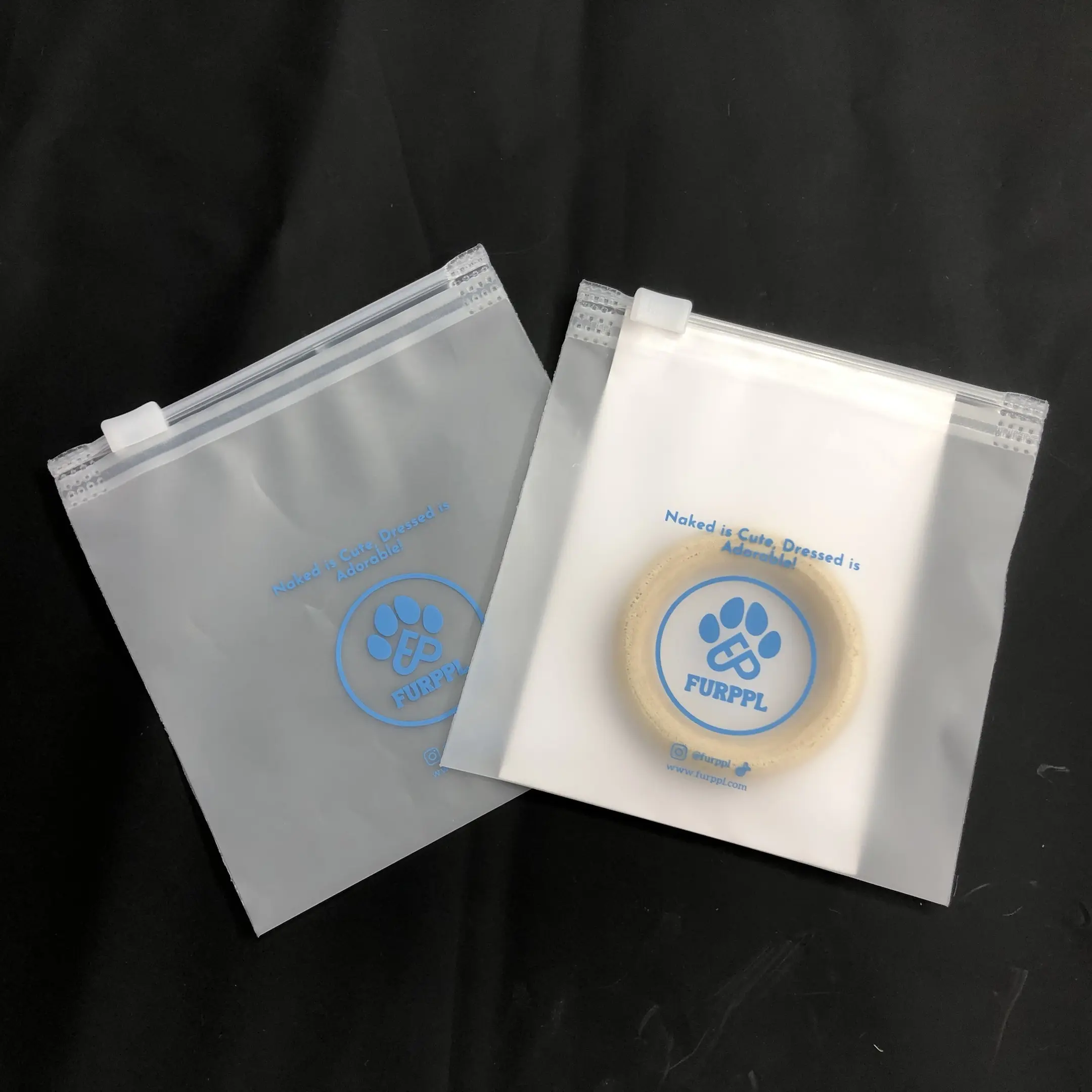 Small square zipper bag for small business