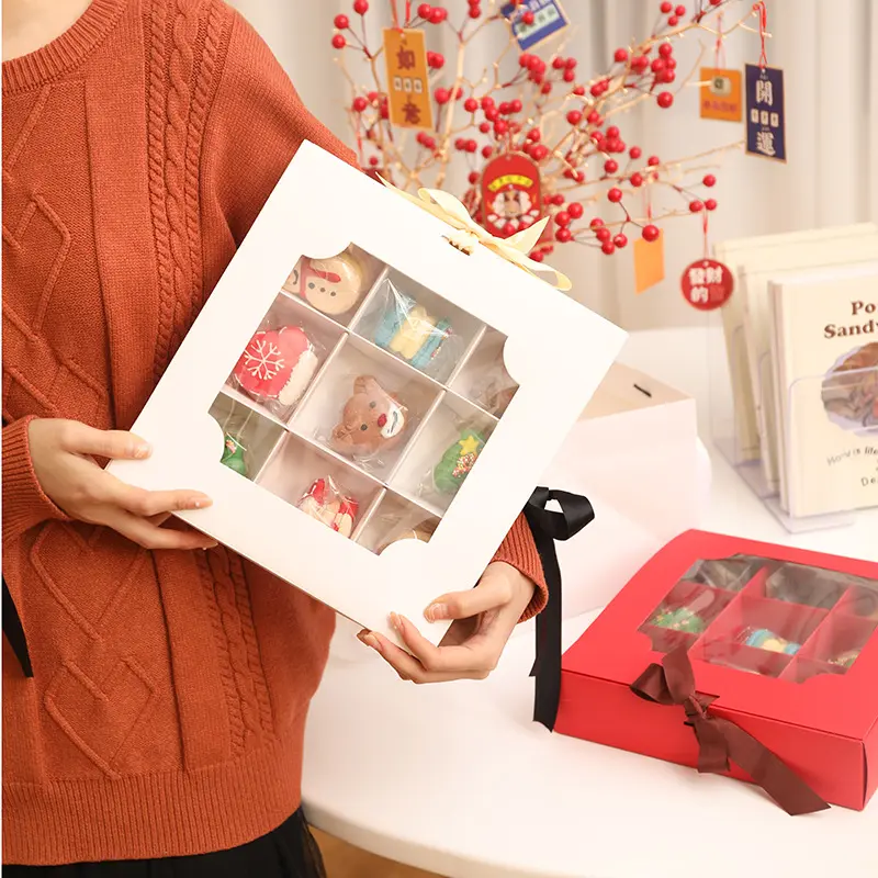 Wedding Cake Box Folding Gift Box Packaging For Desserts