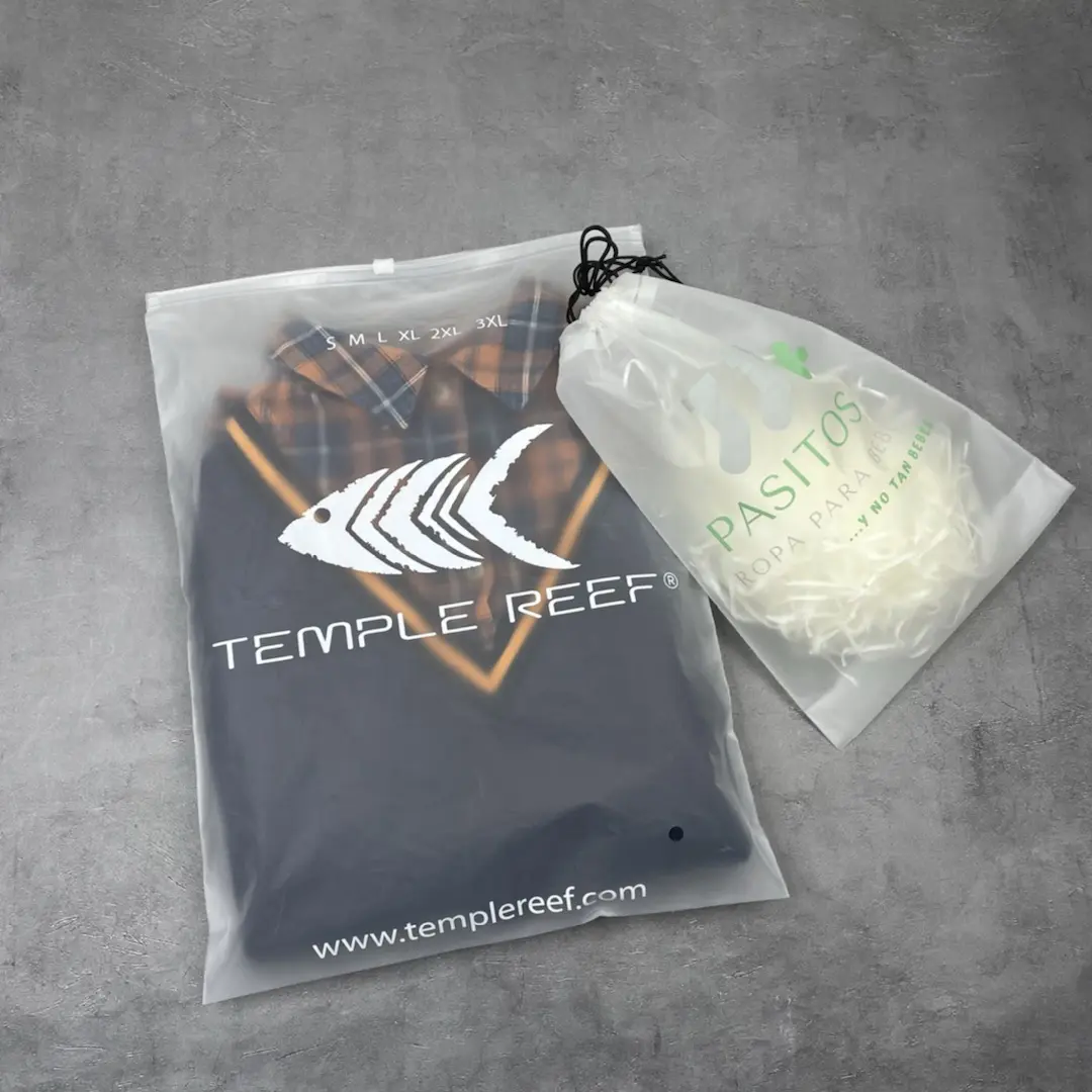 poly zip lock clothes packing bags