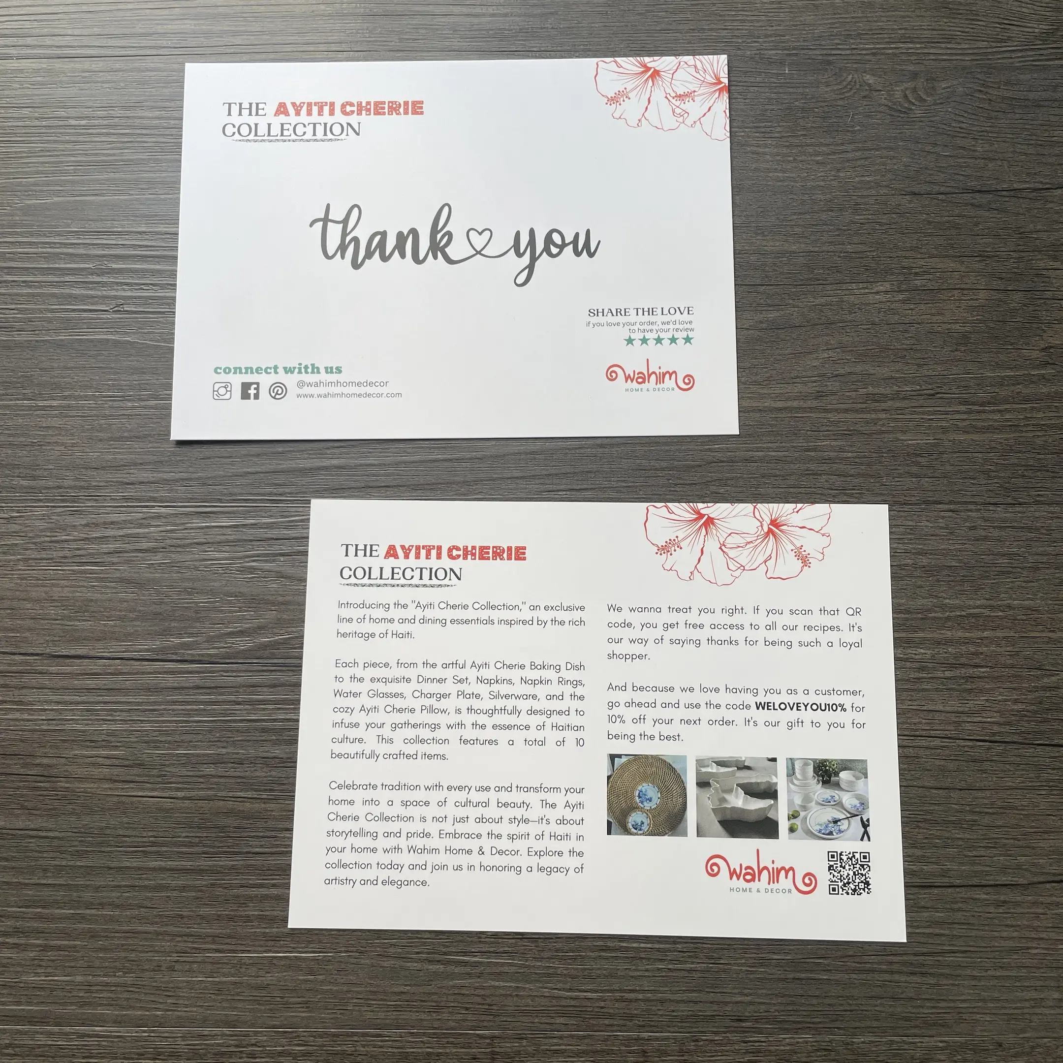 Customized Logo Thank Your Card For Small Business