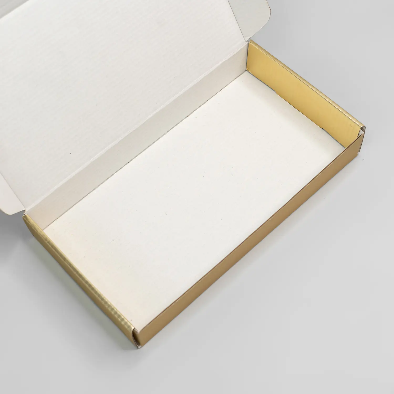 Luxury gold express courier paper box with custom logo