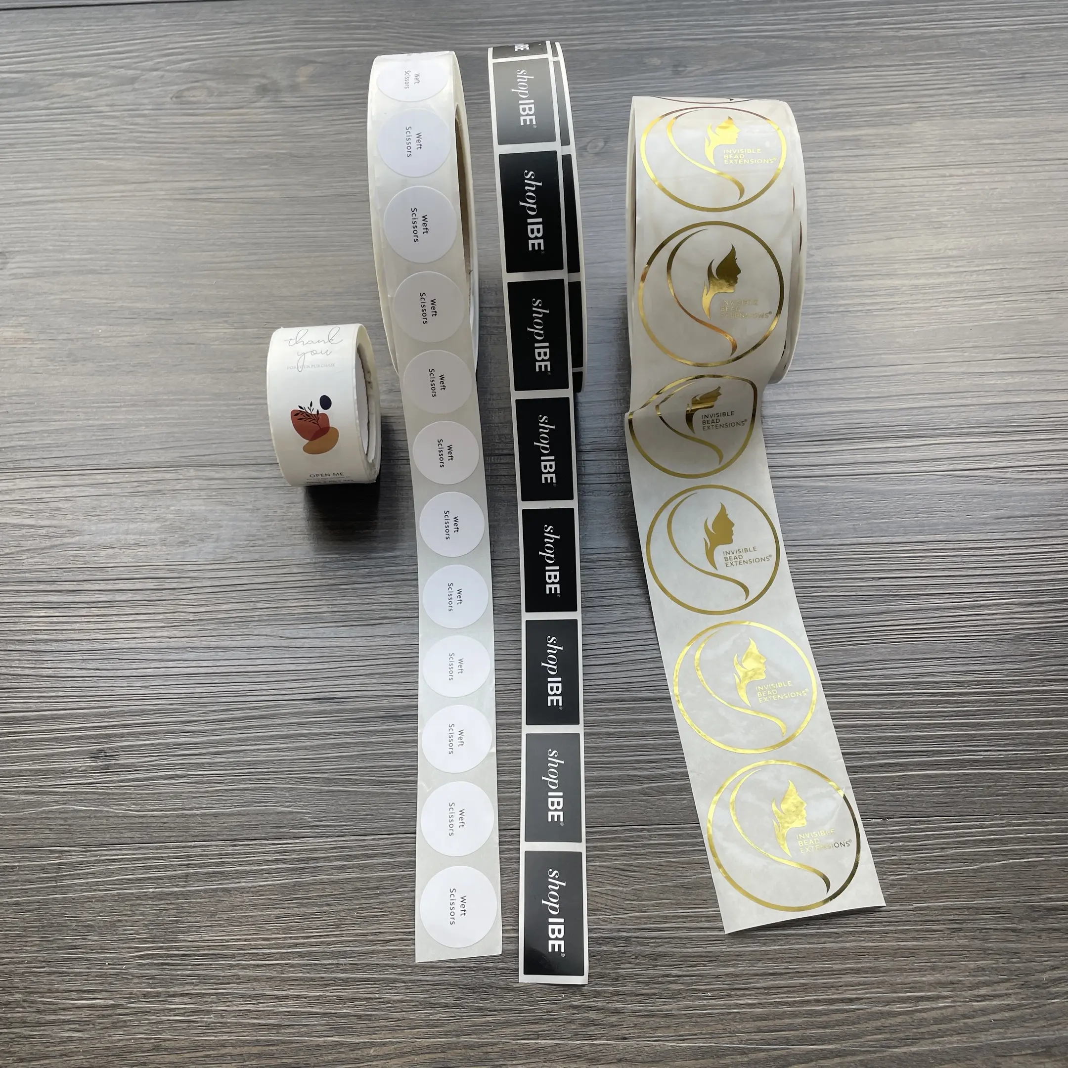1inch 1.5inch Custom sticker print logo sticker personalized sticker label