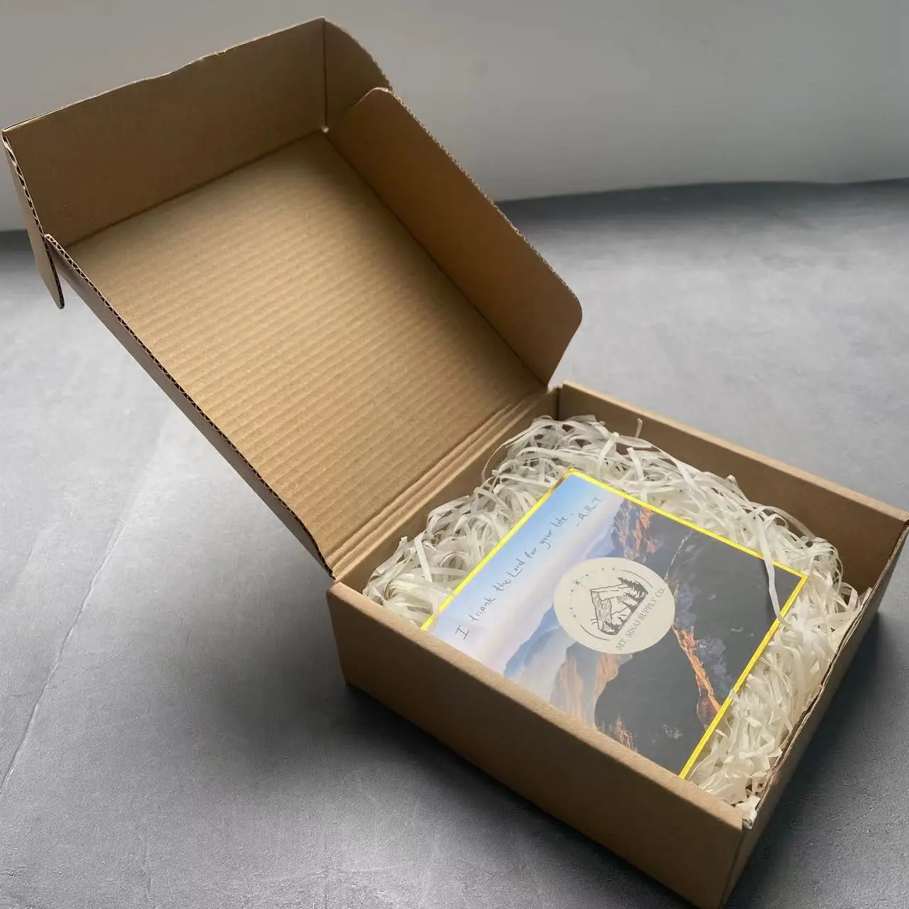 custom kraft brown corrugated paper shipping box