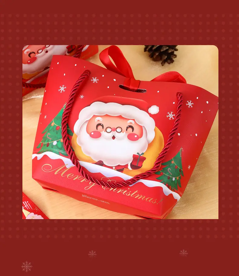 Luxury christmas bulk gift bags custom paper gift bags