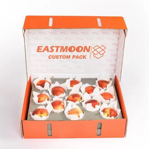 High Quality Color Printing Fruit Box Recyclable Custom Design Cardboard Box for Fruits