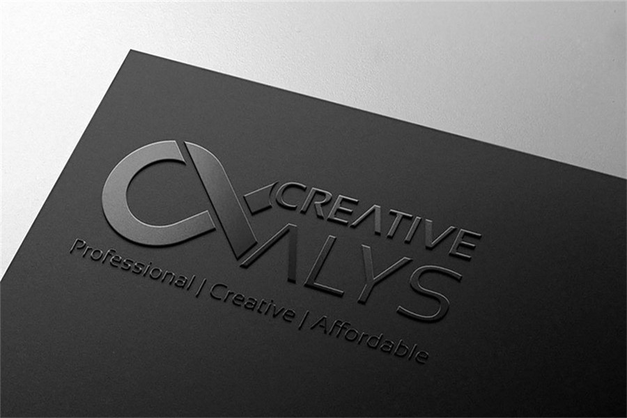 embossed