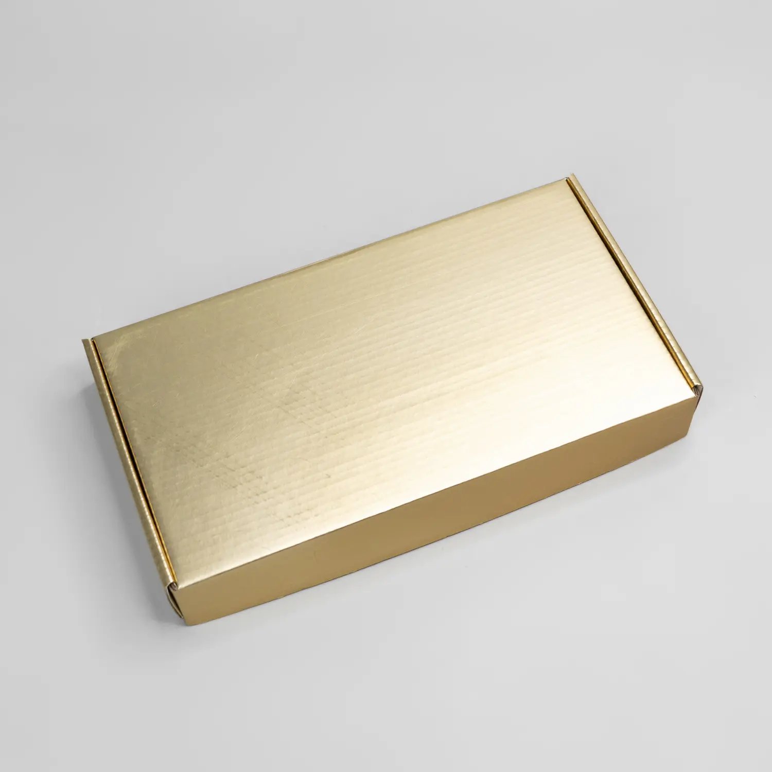 Luxury gold express courier paper box with custom logo