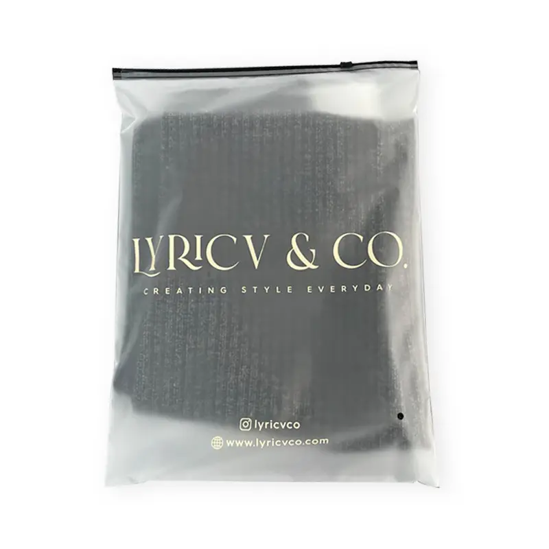 2022 wholesale price Thank You Cards - zip lock clothes poly packing bags – Eastmoon detail pictures